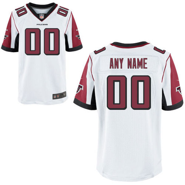 Nike Atlanta Falcons Customized White Stitched Elite Men's NFL Jersey